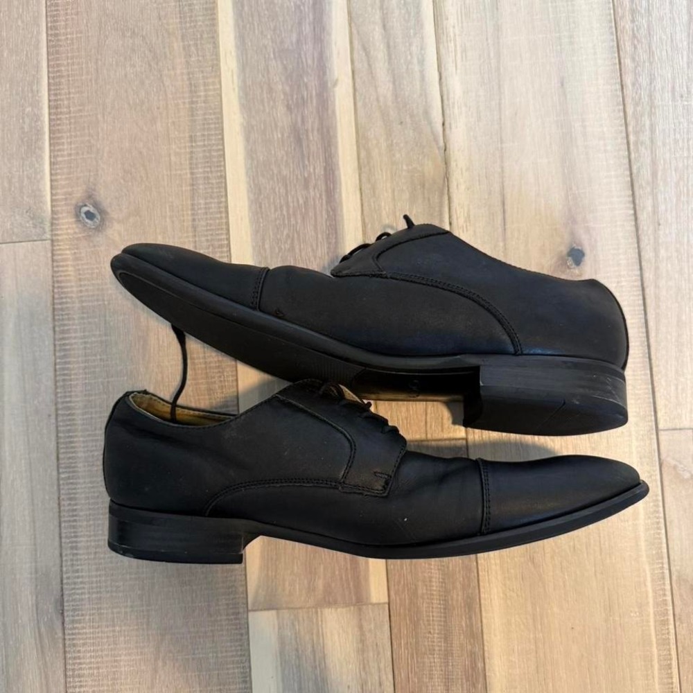 Aldo Black leather dress shoes Size US 9.5 #formalwear #leather - Picture 3 of 6